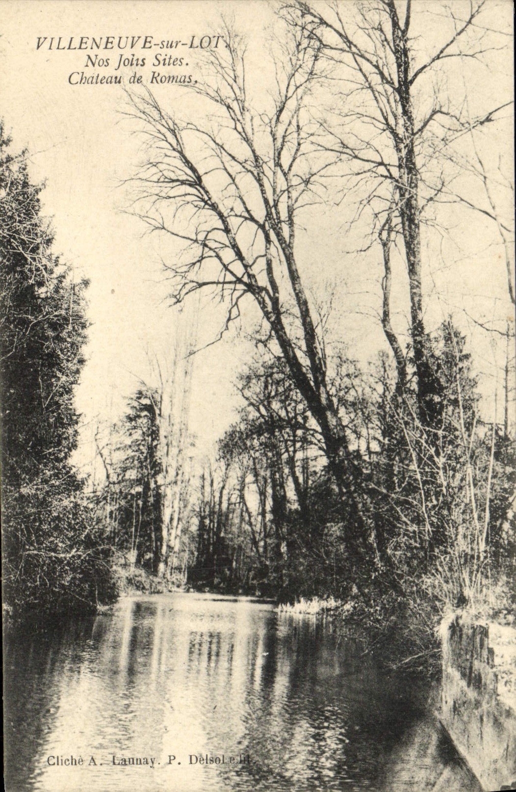 Villeneuve-sur-Lot — Château de Romas — Cliché A. Lannay, P. Delsol