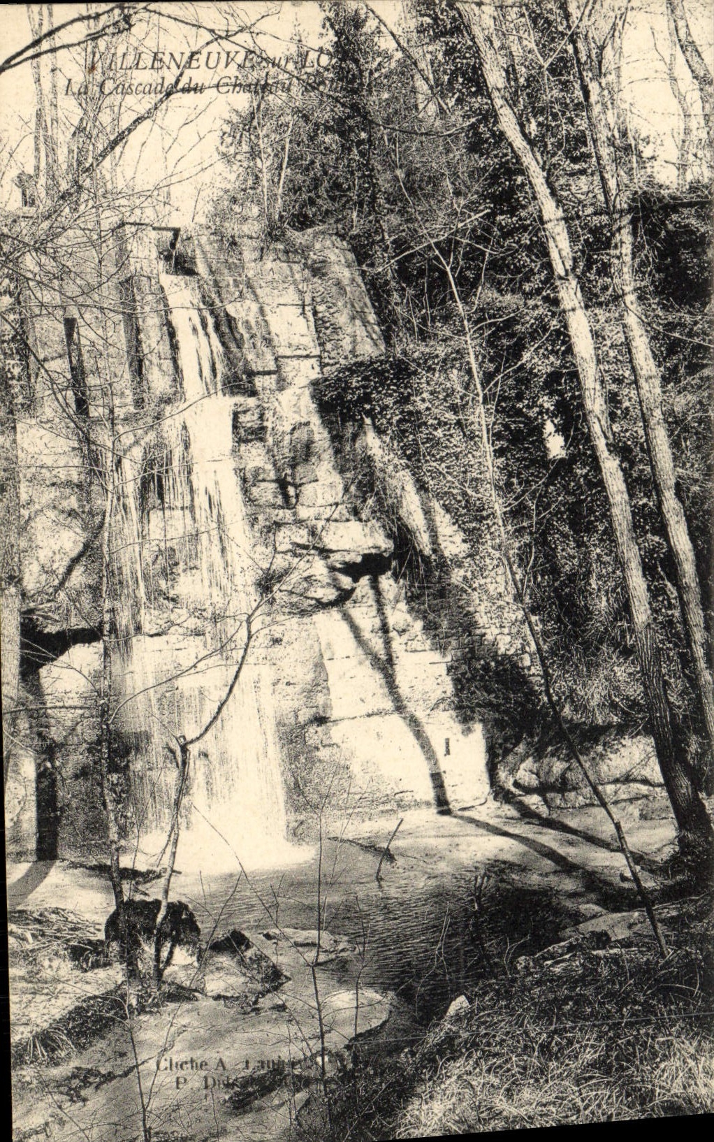 Villeneuve-sur-Lot — La Cascade du Châtelard — Chuche A. Landry, P. Duc