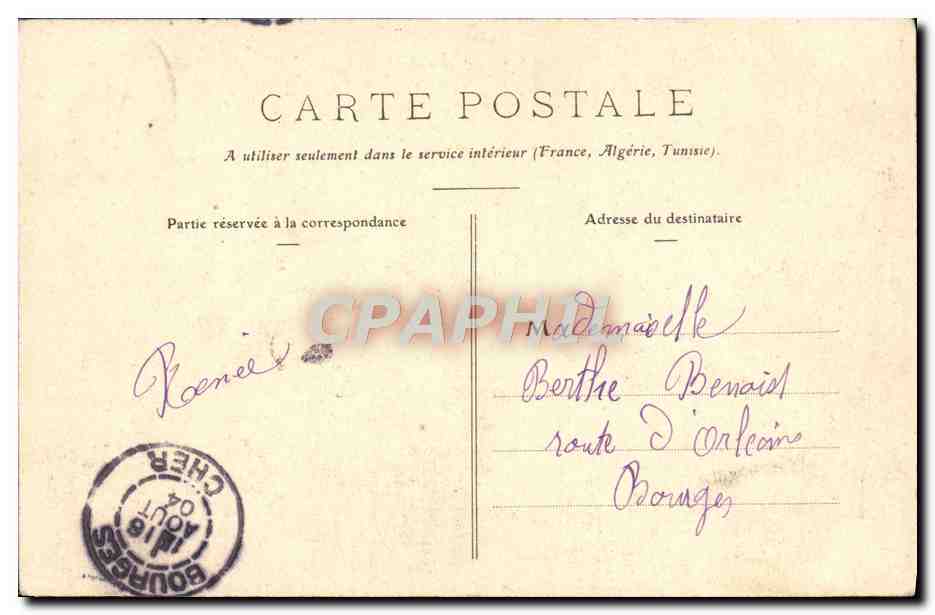 CPA La Baule Le Chalet De St Clair — Rückseite