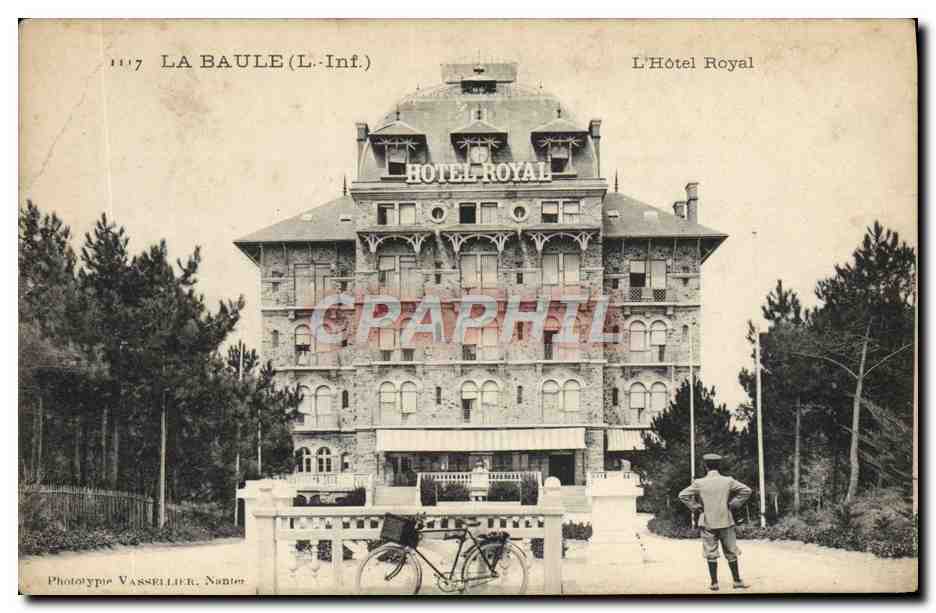 CPA La Baule L'Hotel Royal Velo Cycle