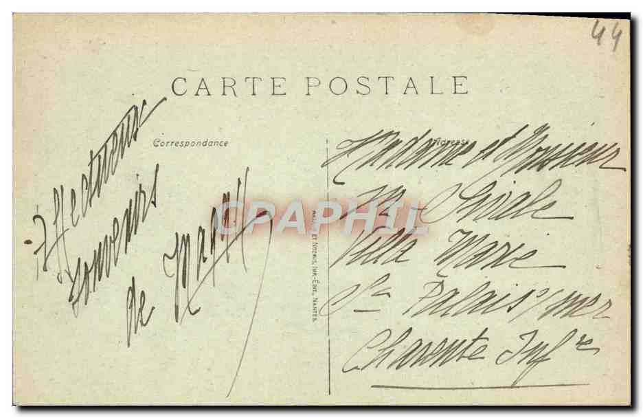 CPA La Baule L'Heure Du Bain — Verso