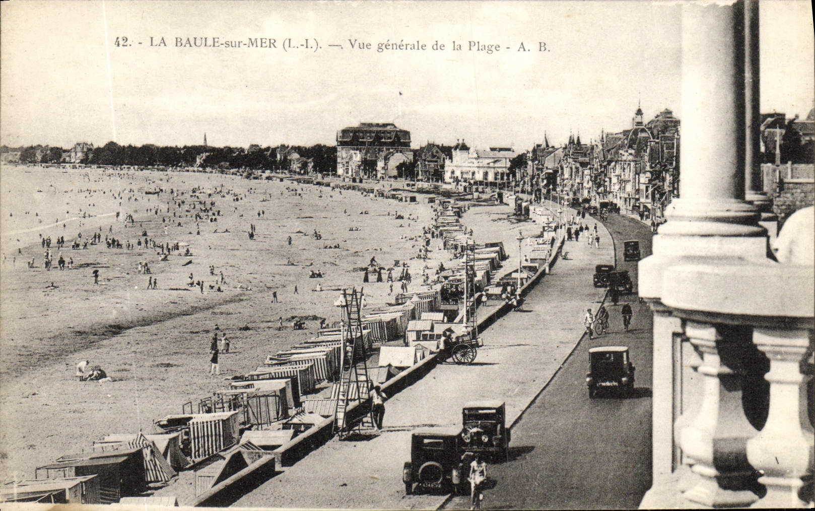 CPA La Baule Sur Mer Vue Generale De La Plage