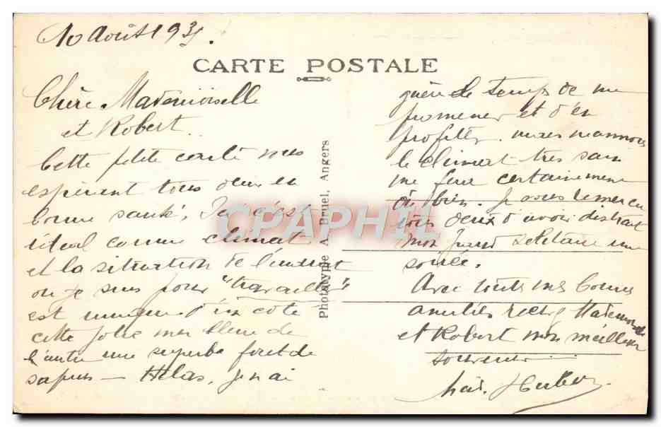 CPA La Baule sur Mer Vue Generale De La Plage La pointe du Pornichet — Rückseite