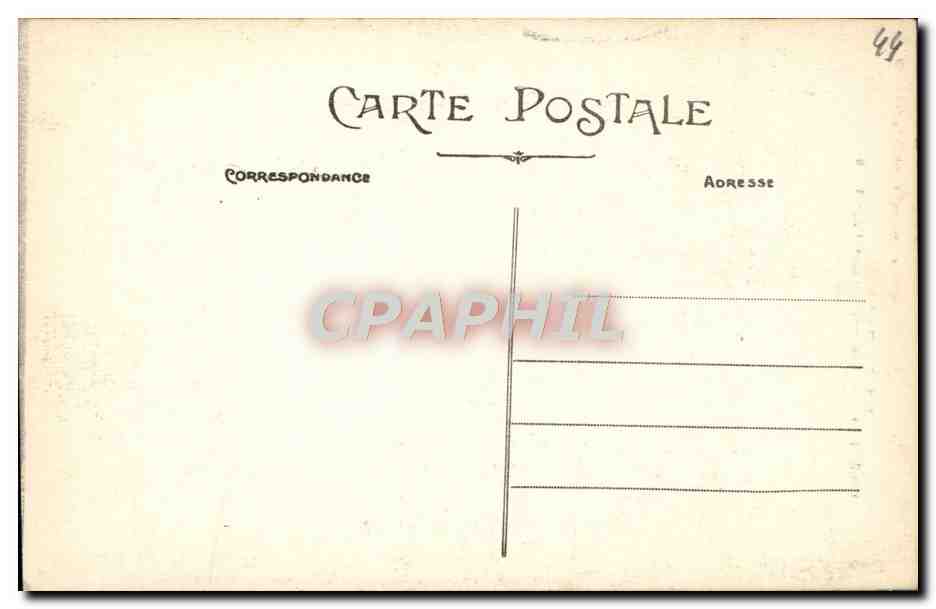 CPA Batz Interieur De l'Eglise Porte De La Sacristie — Rückseite