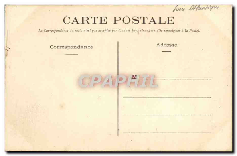 CPA Le Croisic Sur La Grande Cote L'Ancien Fort — Rückseite