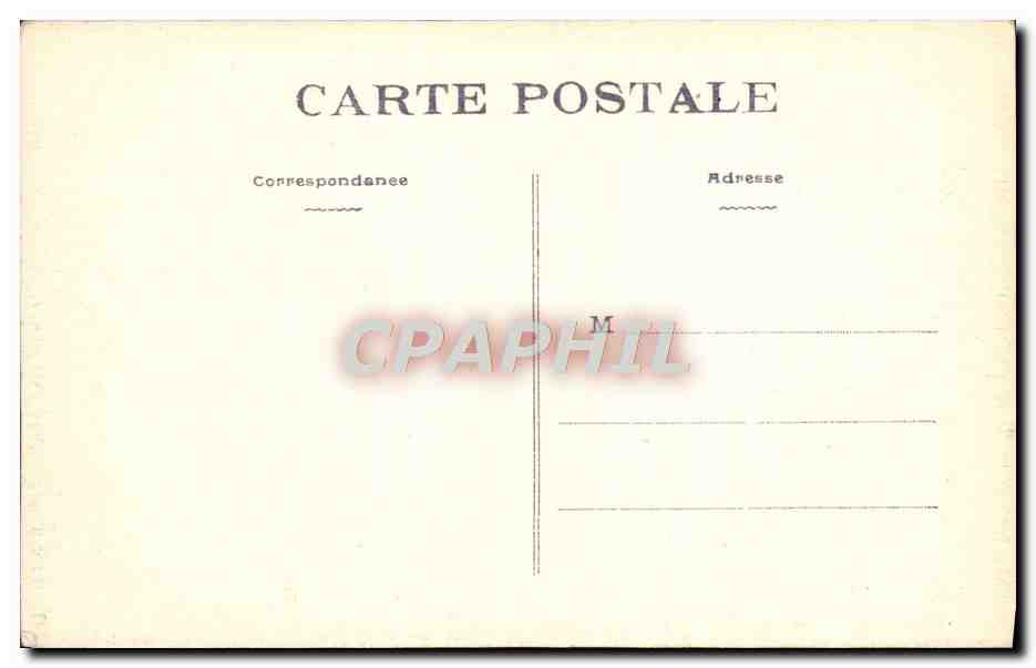 CPA Le Croisic Les Rochers Par gros Temps Etude de vagues — Rückseite