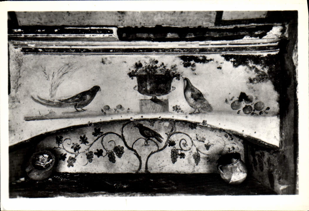 CPM Roma Catacombe Sebastiano Affreschi Nell'interno dell'Ipogeo di Ciodo Hermes