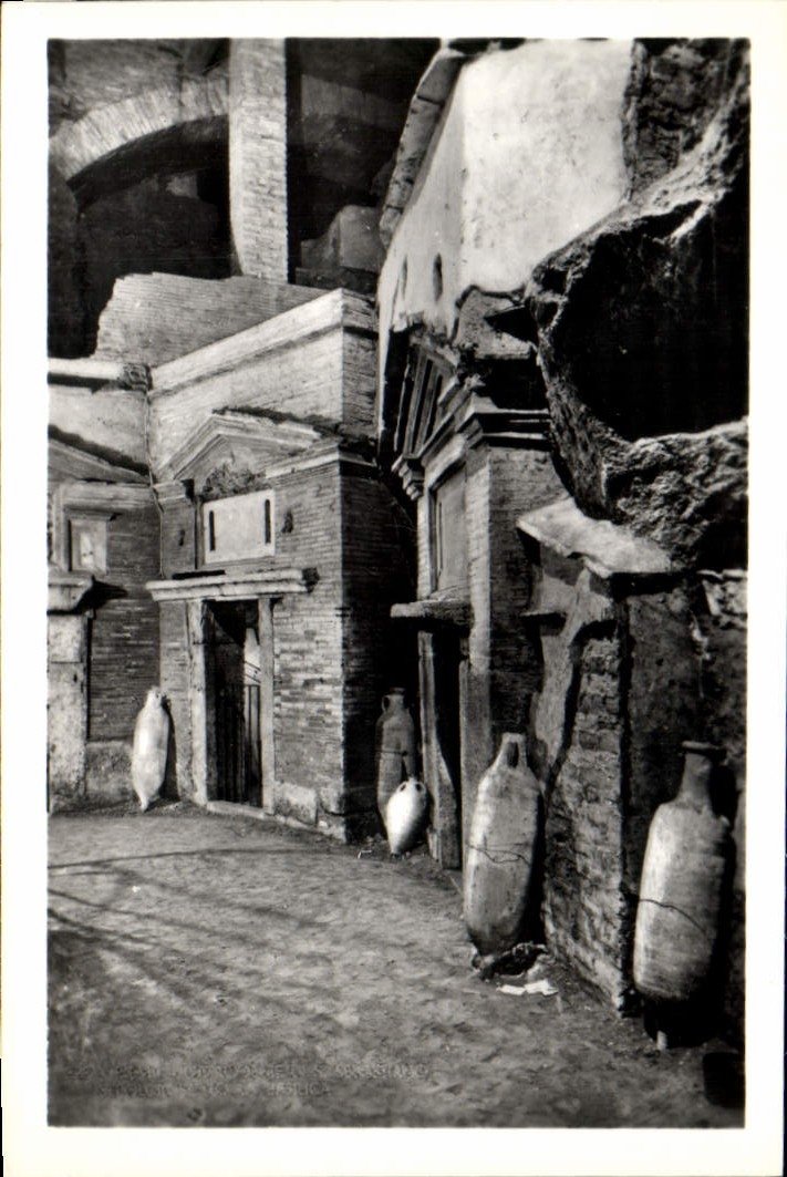 CPM Roma Catacombe Sebastiano Sepolcri Sotto La Basilica