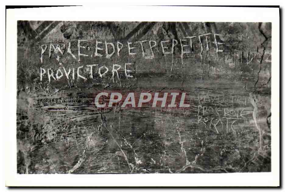 CPM Roma Catacombe Sebastiano Graffiti Invocanti i SS Pietro e Paolo