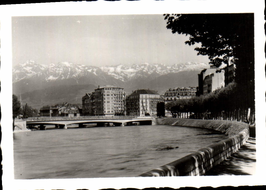 Bridge of the Porte de France and Belledonne Range — CPAPHIL n°2
