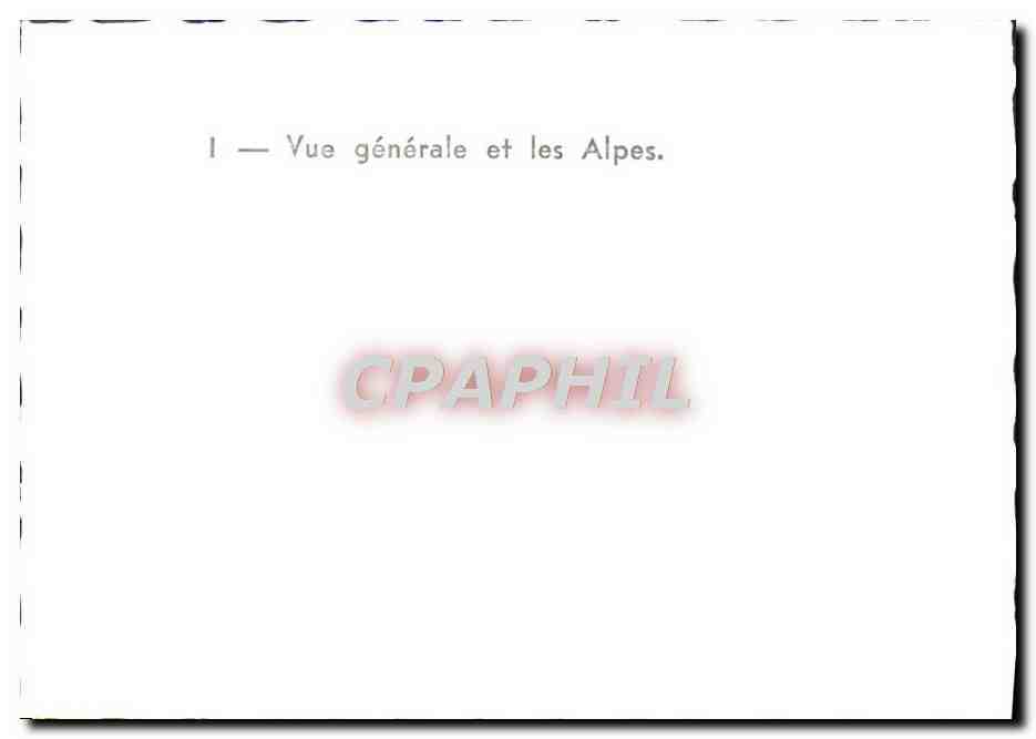 Vue générale de Grenoble — les Alpes en arrière-plan — CPAPHIL — Reverso