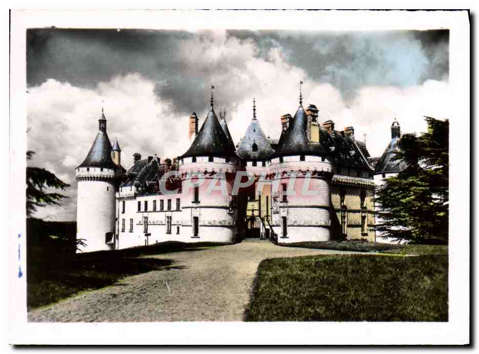 Château de Chaumont-sur-Loire — Façade sur le parc — Éditions de Luxe « Estel » n°2551