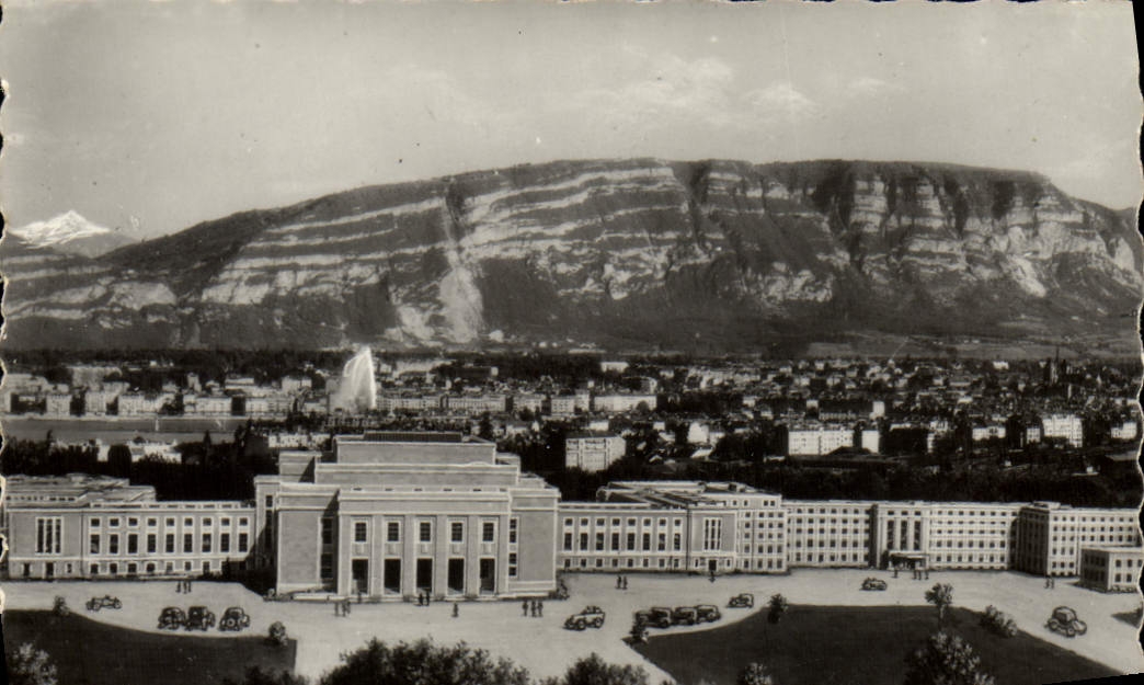 CPM Geneve Societe Des Nations Et Vue Generale