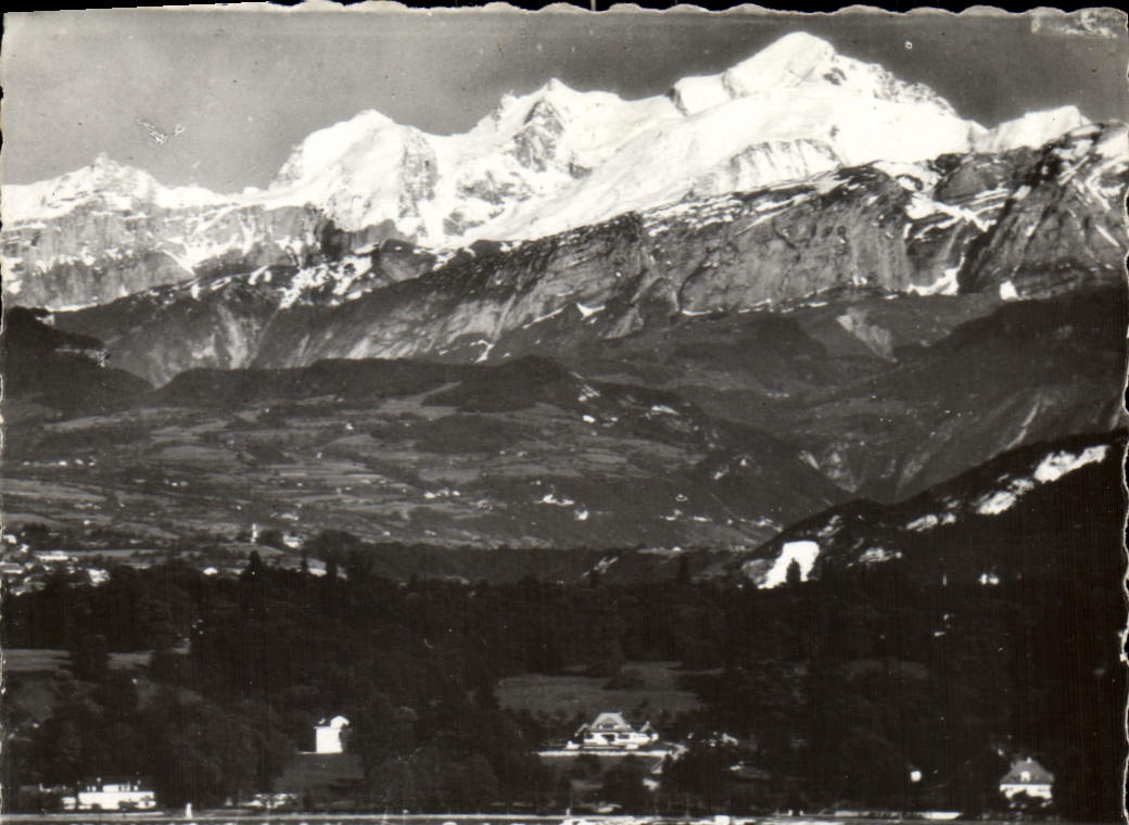 CPM Le Mont Blanc Vu De Geneve