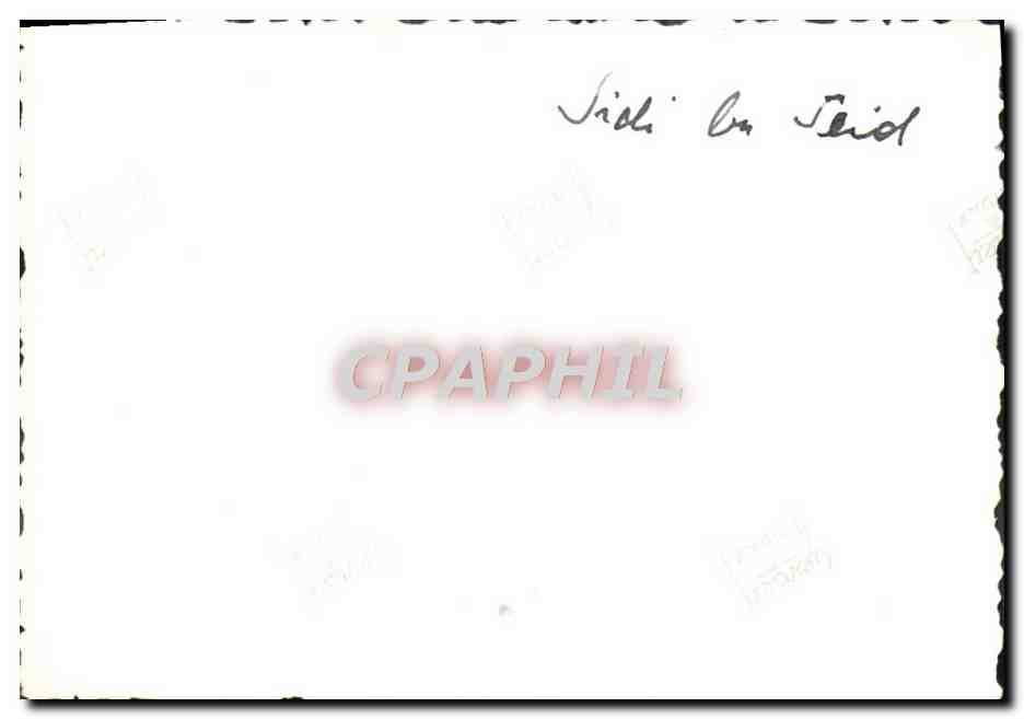 Photo Tunisie Sidi Ben SAid — Rückseite