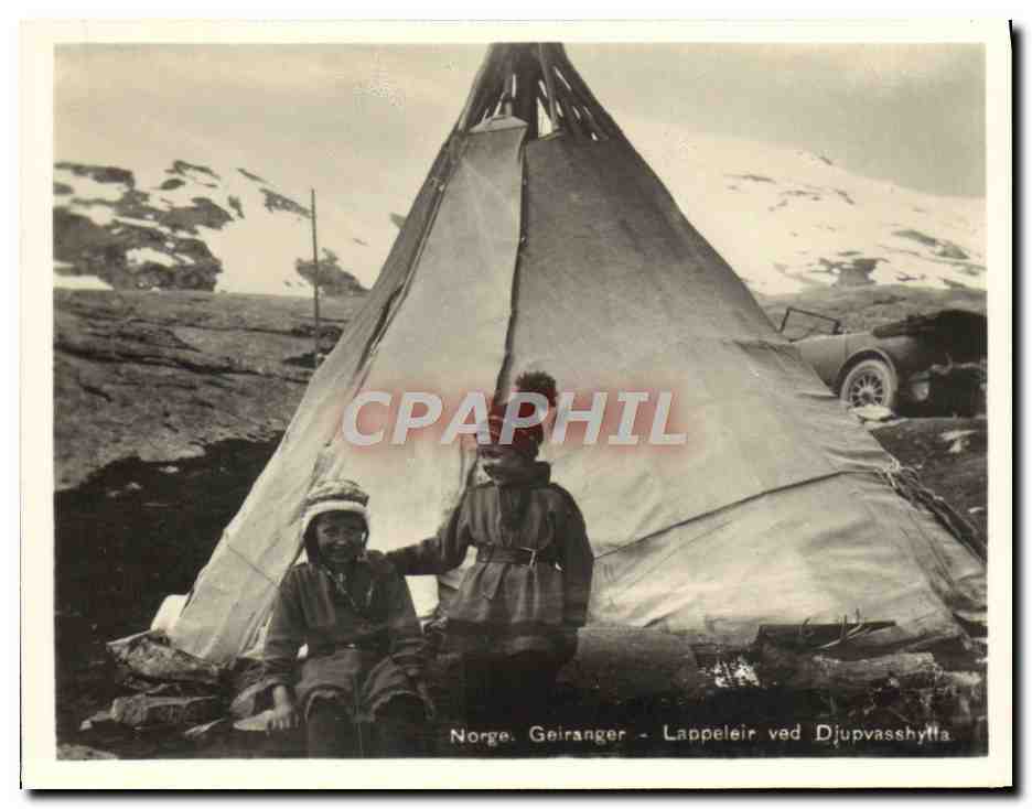 CPM Norge Geiranger Lappeleir Ved Dijupvasshytta Lapons Enfants
