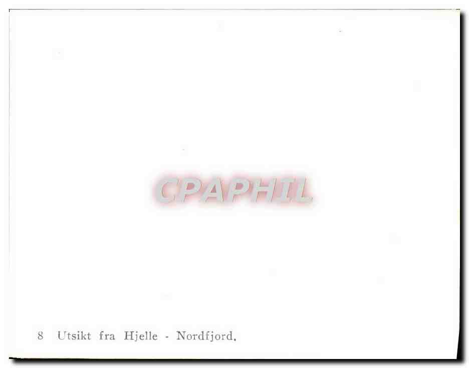 CPM Utsikt Fra Hijelle Nordfjord — Verso