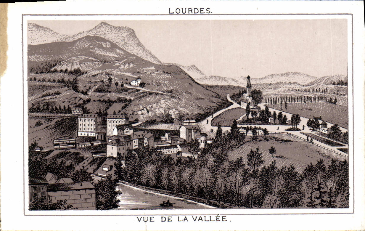 CPM Lourdes Vue De La Vallee