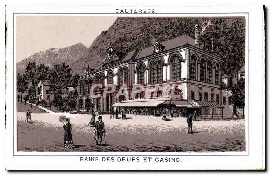 CPM Cauterets Bains Des Oeufs Et Casino