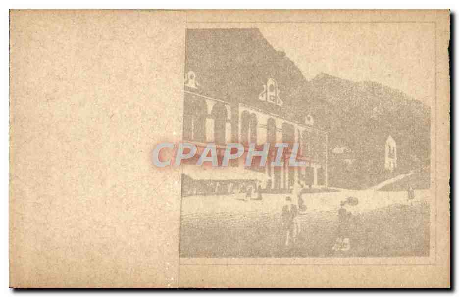 CPM Cauterets Bains Des Oeufs Et Casino — Verso