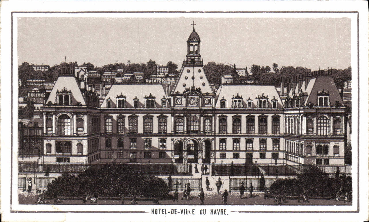 CPM Hotel De Ville Du Havre