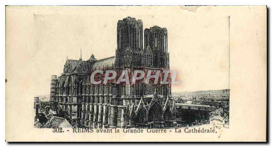 CPM Reims Avant La Grande Guerre La Cathedrale