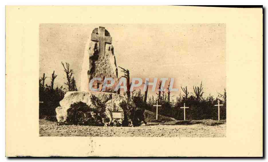 Monument aux Chasseurs des 56e et 59e Bataillons — Bois des Caures — éditeur inconnu