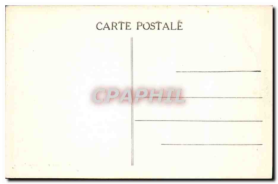 CPA Le Croisic Roches De La Pointe Maree Montante — Rückseite