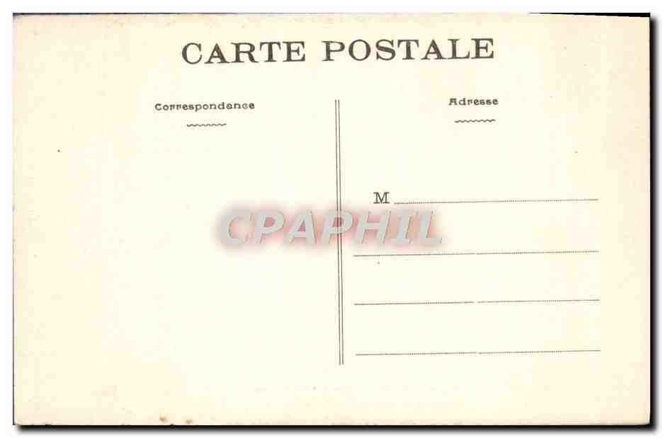 CPA Le Croisic Promenade Du Mont Lestpris Une Allee Du Bois — Rückseite
