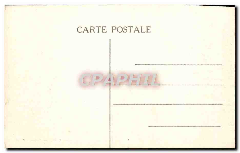 CPA Le Croisic Dans Les rochers De La Cote — Rückseite