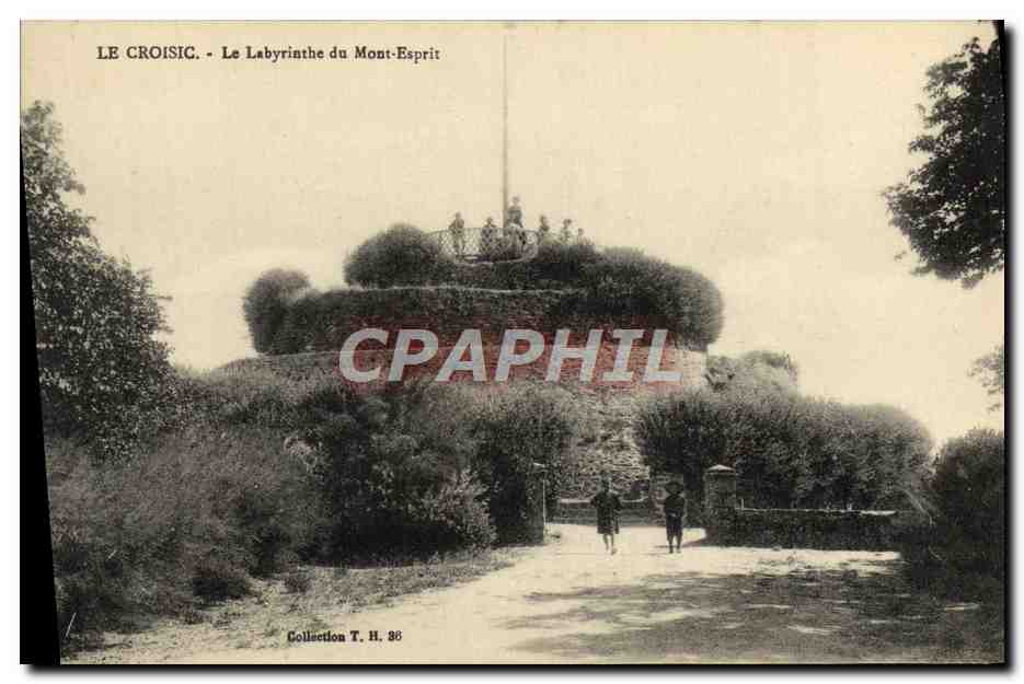 CPA Le Croisic Le Labyrinthe Du Mont Esprit