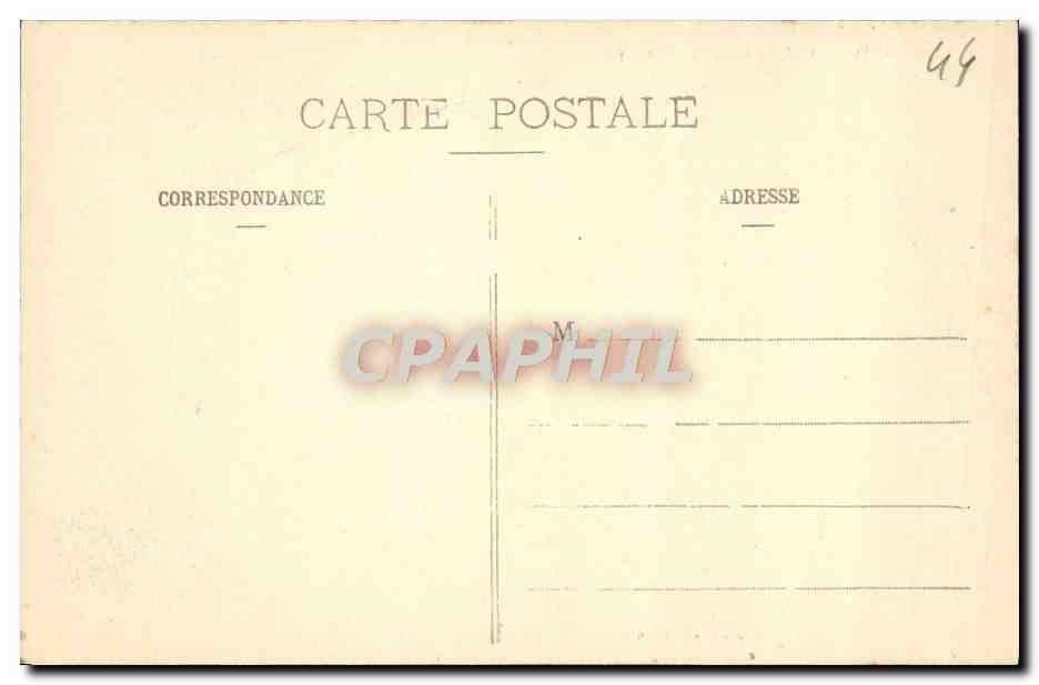 CPA Le Croisic Le Labyrinthe Du Mont Esprit — Rückseite