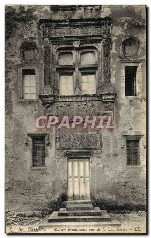 Cahors — Maison Renaissance rue de la Chautlierie — LL.