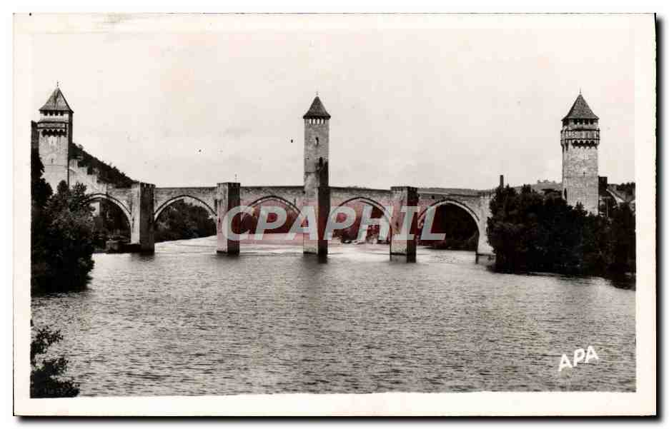 Cahors — Le Pont Valentré — XIVe siècle — éditeur APA - POUX