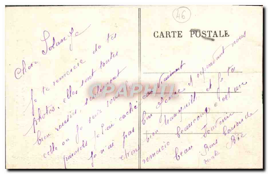 Puits de Padirac (Lot) — Descente à la Galerie de la Fontaine — éditeur M.T.E. n°56 — Rückseite