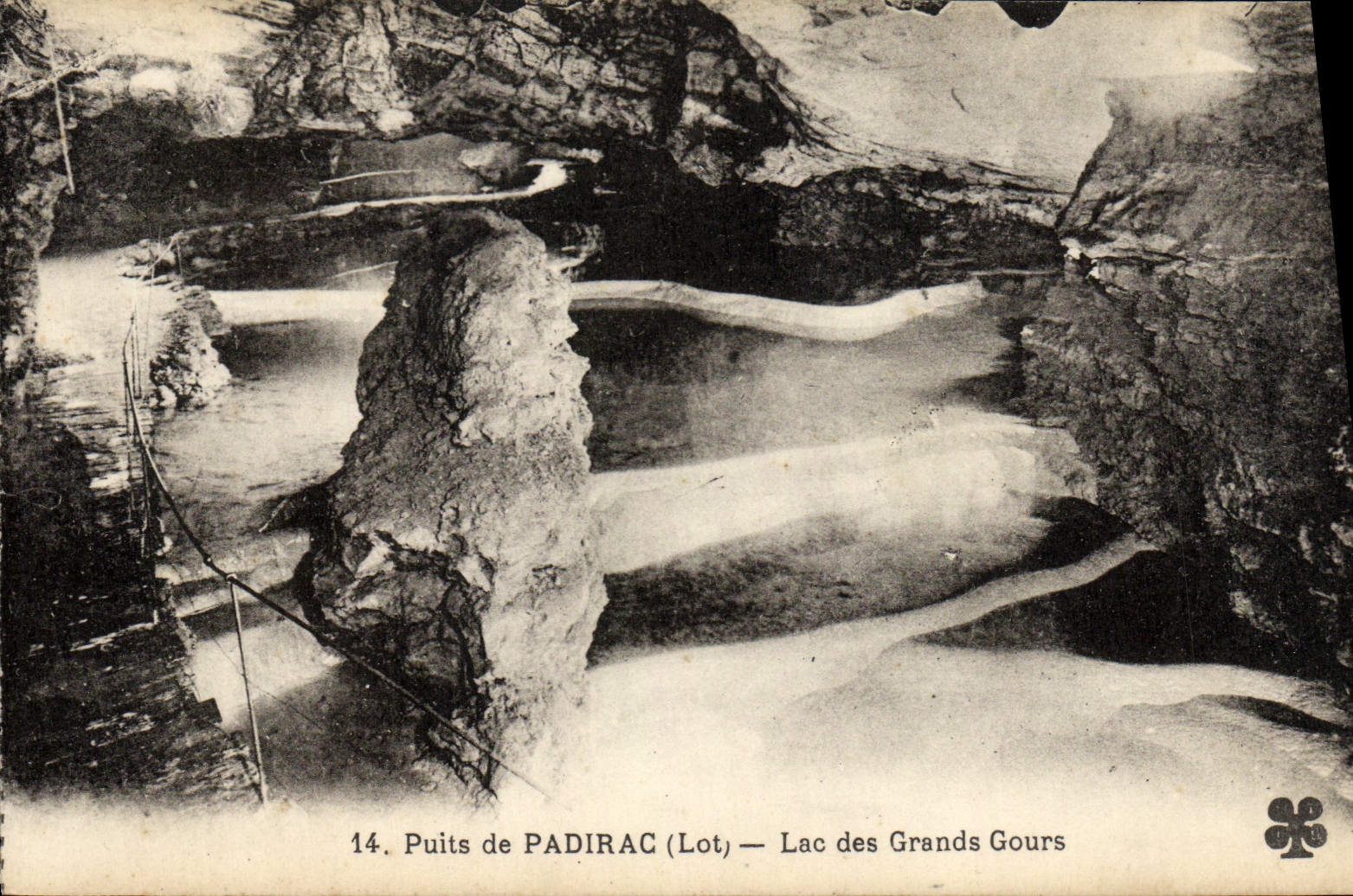 Brunnen von PADIRAC (Lot) — See der Grands Gours — unbekannter Verleger, Nr. 14