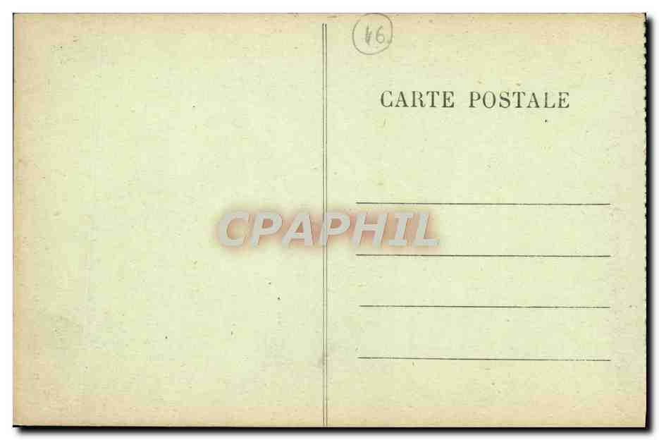 CPA Puits De Padirac Stalagmites Et Cascade De Carbonate De Chaux — Rückseite