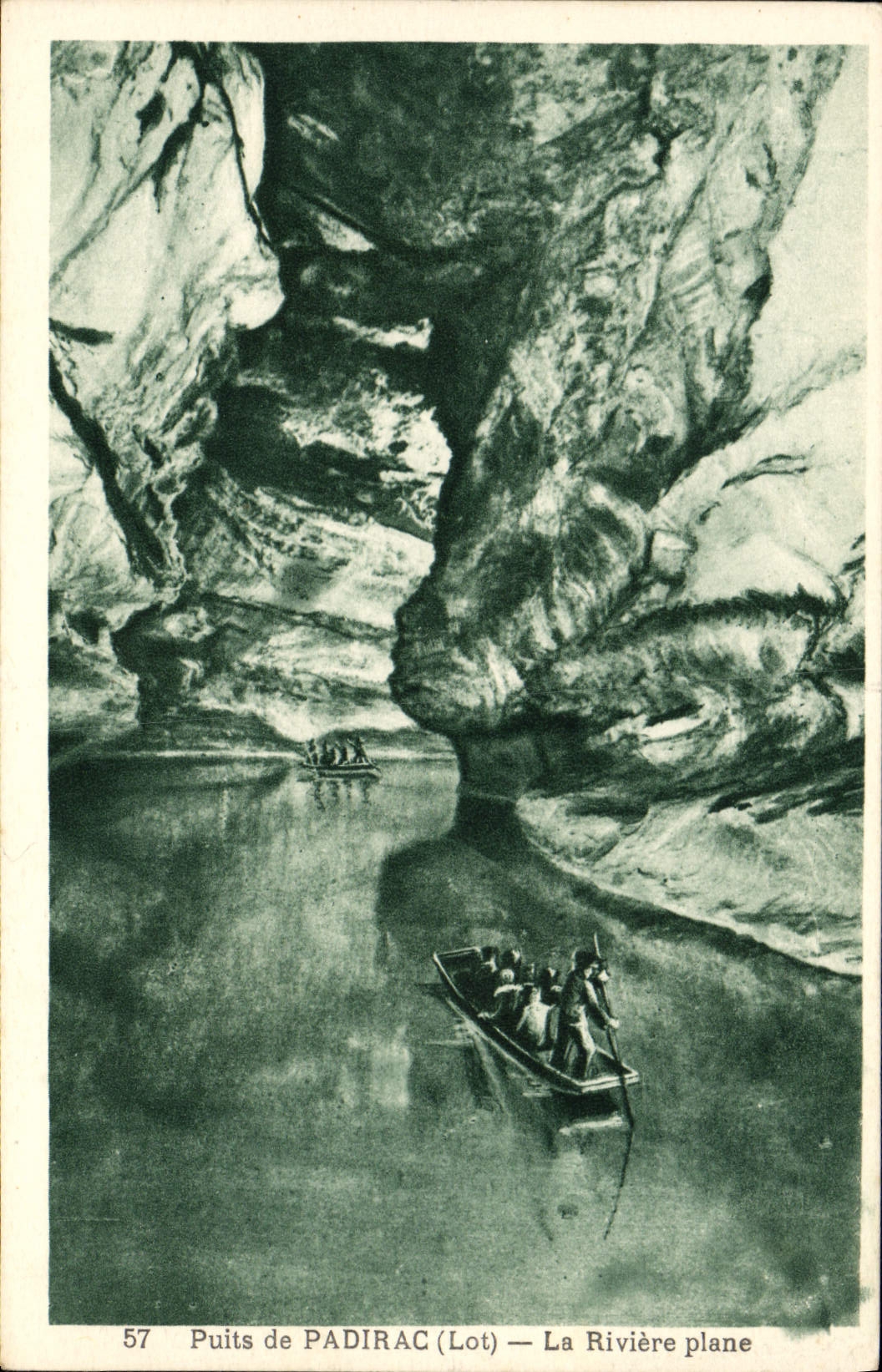 Puits de PADIRAC (Lot) — La Rivière plane — Phototype-Hélio Français, n°57