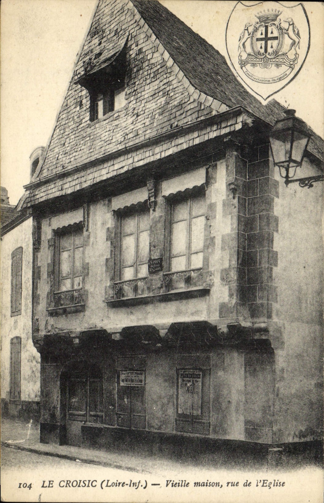 CPA Le Croisic Vieille Maison Rue De L'Eglise