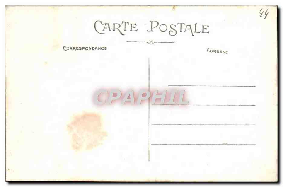 CPA Le Croisic Rochers Sur La Grande Cote — Rückseite