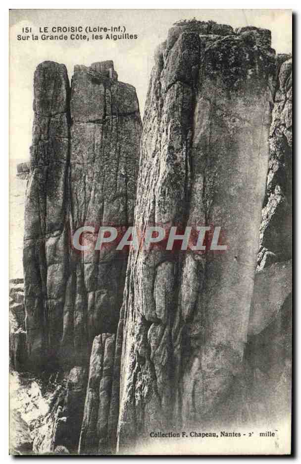 CPA Le Croisic Sur La Grande Cote Les Aiguilles