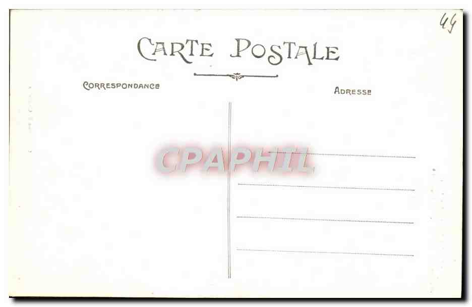 CPA Le Croisic Sur La Grande Cote Les Aiguilles — Rückseite