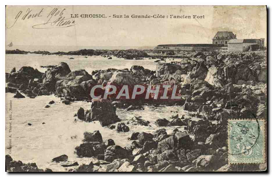 CPA Le Croisic Sur La Grande Cote L'Ancien Fort