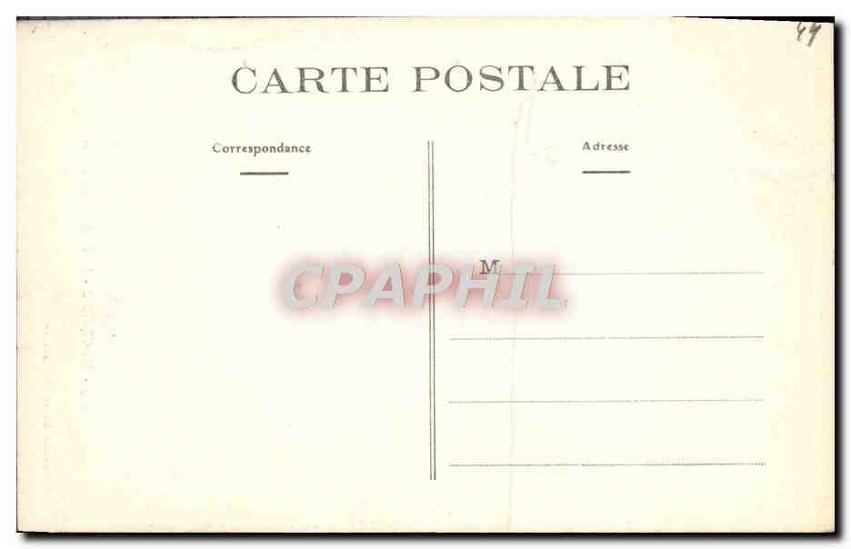 CPA Le Croisic Le Portail De l'Eglise — Back
