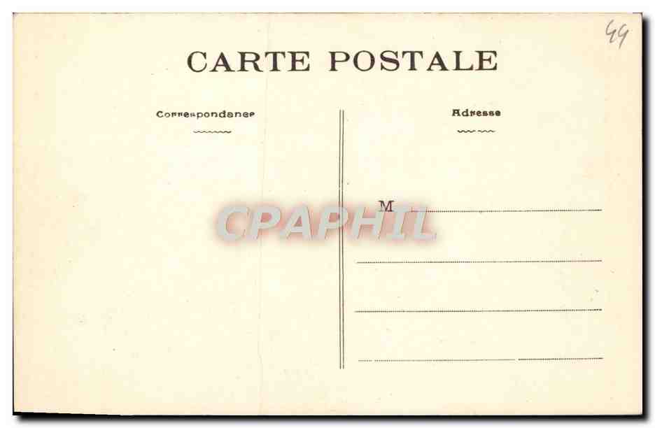 CPA Le Croisic Interieur De La Chapelle De l'Etablissement De Pen Bron — Rückseite