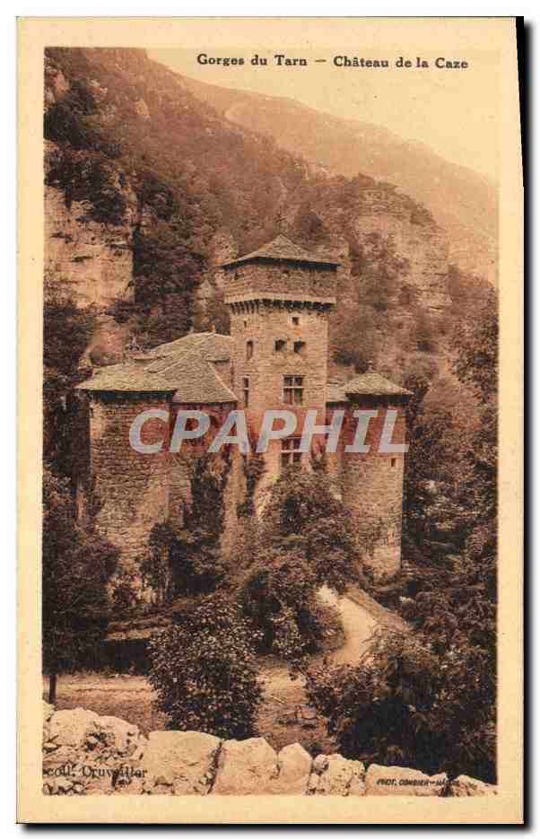 Gorges du Tarn — Château de la Caze — Phot. Combier