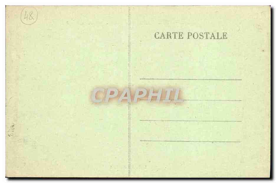 CPA Lozere Vallee de L'Entfer Le viaduc — Rückseite