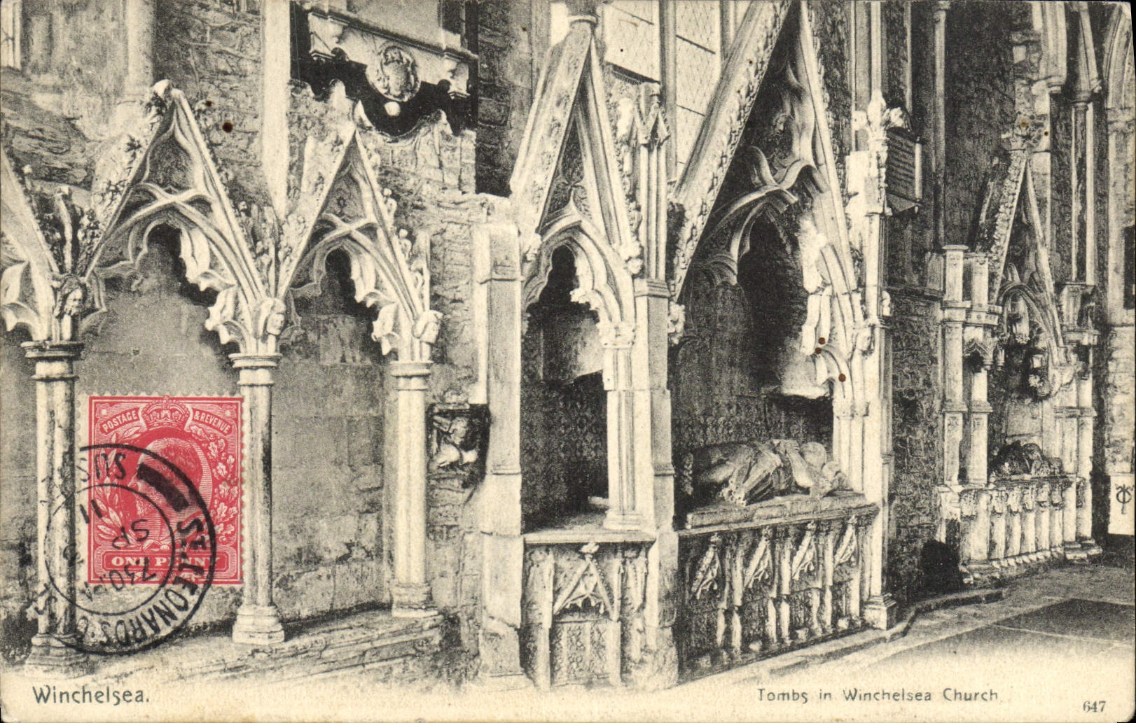 Tombs in Winchelsea Church — Winchelsea — série 647