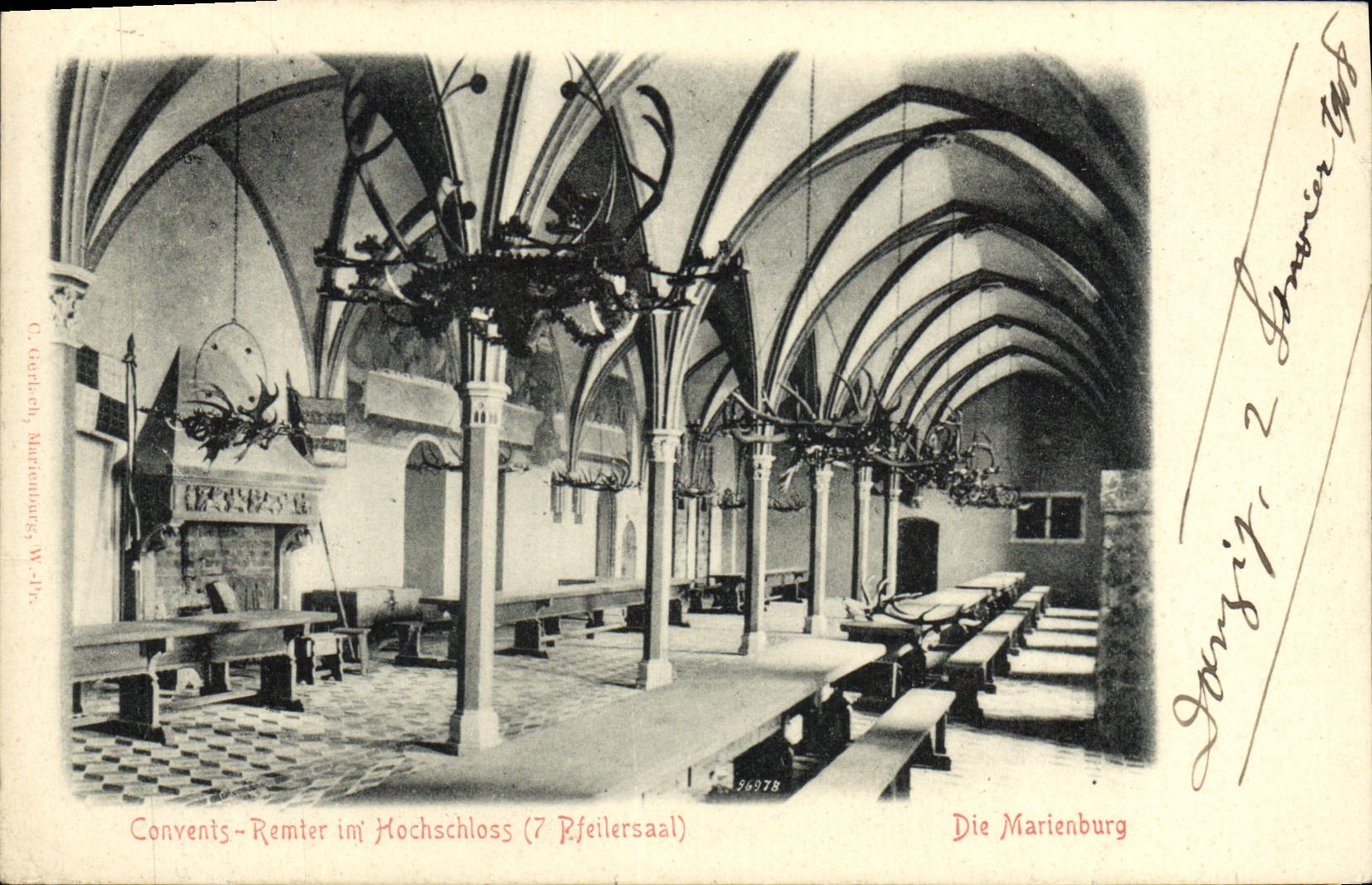CPA Convents Remter im Hochschloss Die Marienburg 