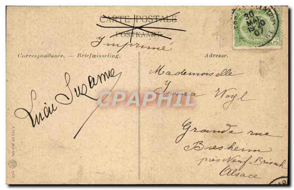 Anvers - Étang du Jardin Zoologique — éditeur non identifié, n° de série non visible — Verso